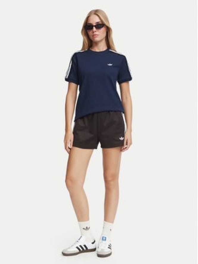 adidas T-Shirt Lace 3 Stripes LG4264 Granatowy Regular Fit
