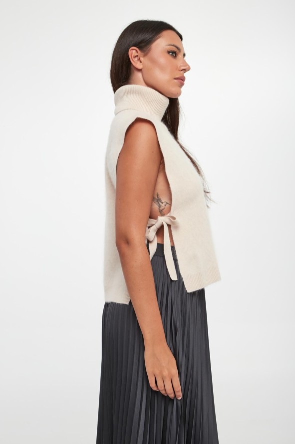 Kamizelka damska z kaszmirem Ausonia