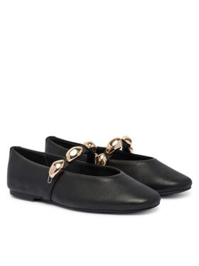 Steve Madden Baleriny Poppin Flat 11005437 Czarny
