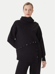 LOLA CASADEMUNT Sweter LF2511010 Czarny Regular Fit