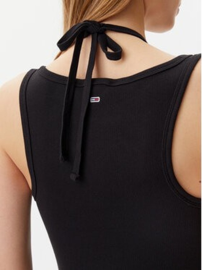 Tommy Jeans Sukienka codzienna DW0DW20331 Czarny Slim Fit