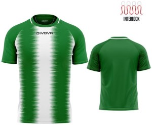 Koszulka sportowa Givova Stripe zielono-biało-zielona