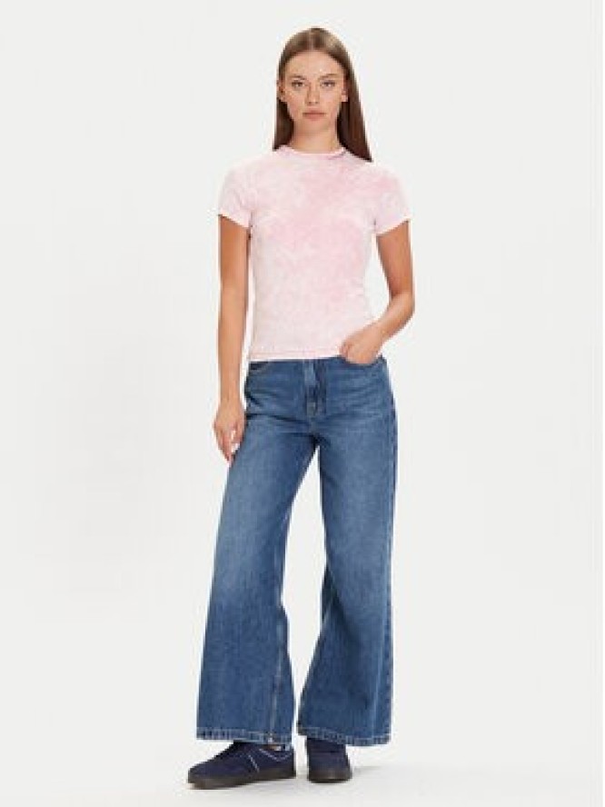 Tommy Jeans T-Shirt DW0DW21531 Różowy Slim Fit