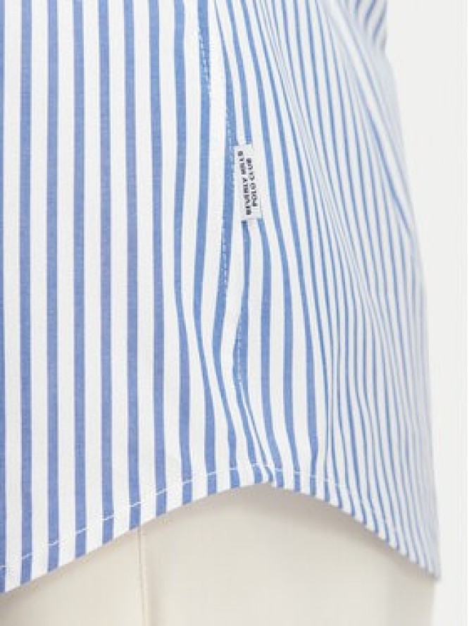 Beverly Hills Polo Club Koszula P-SS26W-SH0005 Niebieski Regular Fit