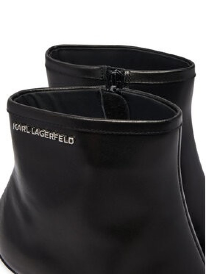 KARL LAGERFELD Botki Karmel KL33635 Czarny