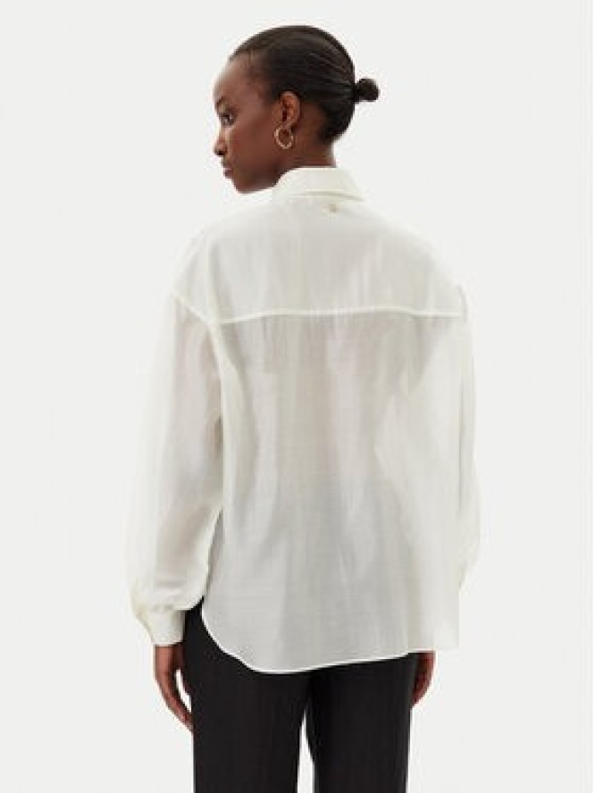 Rinascimento Koszula CFC0123656003 Écru Relaxed Fit