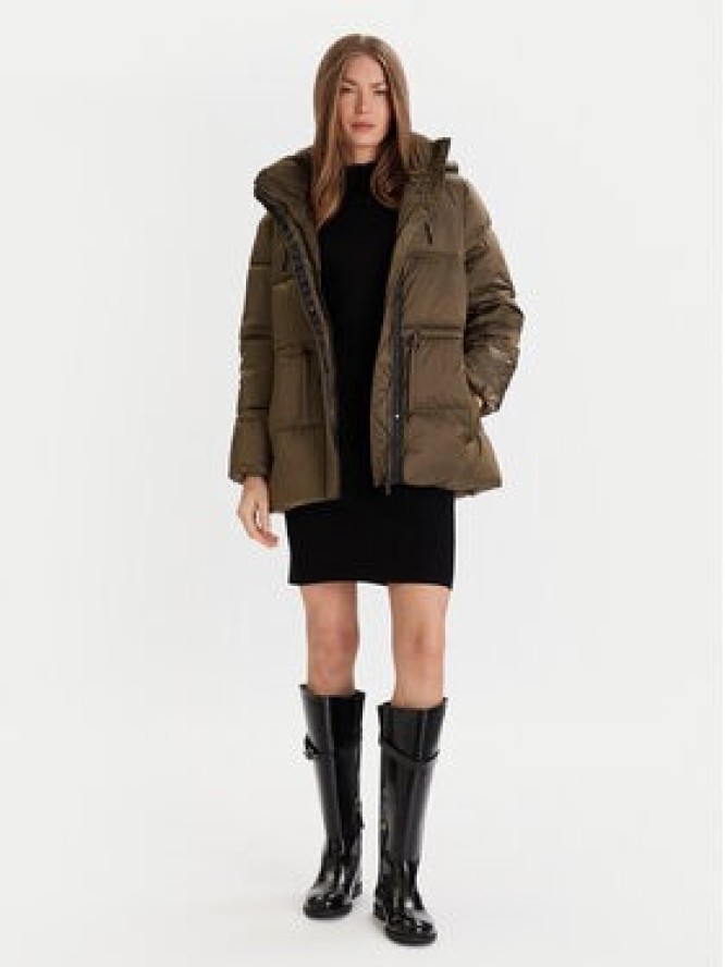 French Connection Kurtka zimowa Kendra 70ZAB Khaki Regular Fit