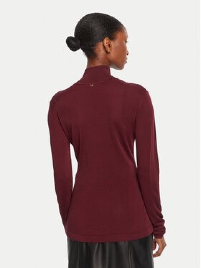 Lola Casademunt by Maite Golf MF2511013 Bordowy Regular Fit