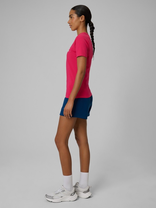 4F Spodenki dresowe damskie - turkusowe L