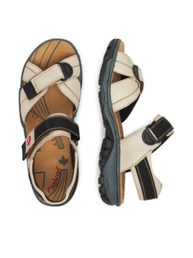 Rieker Sandały 68851-80 Beżowy