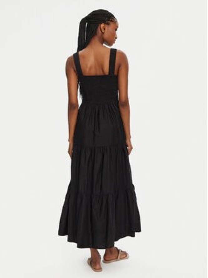 Seafolly Sukienka letnia Faithful 54865-DR Czarny Regular Fit