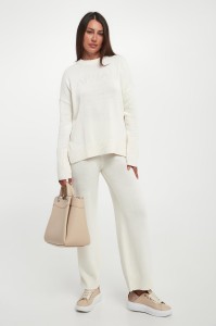 Spodnie damskie wełniane ARMANI EXCHANGE