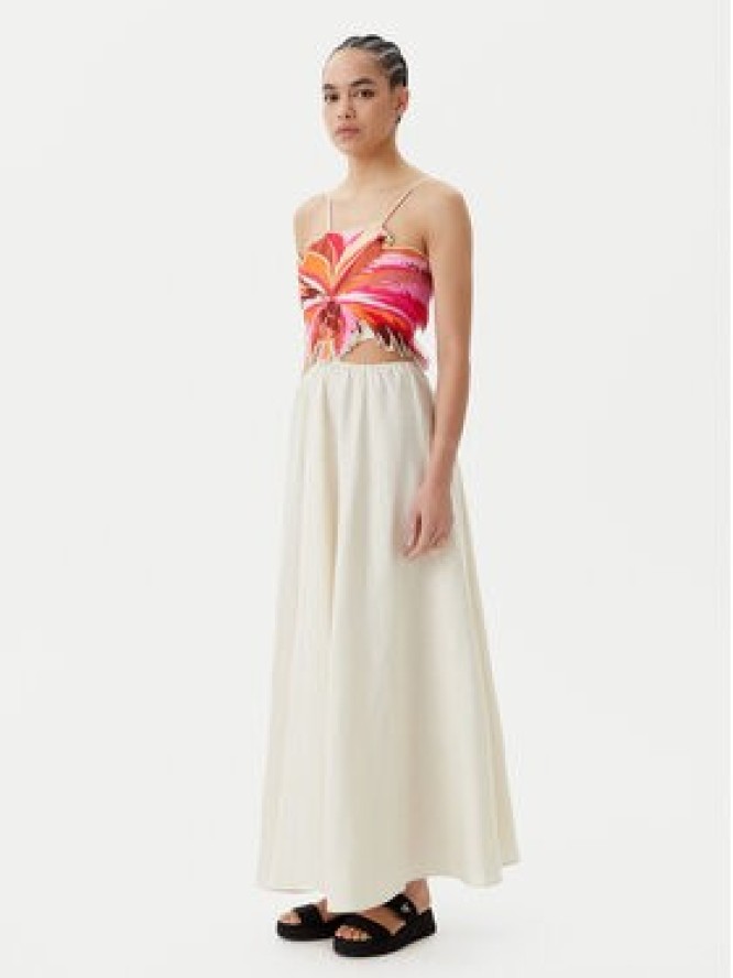 Maaji Sukienka letnia Sunrise PT2530CLD001 Beżowy Regular Fit