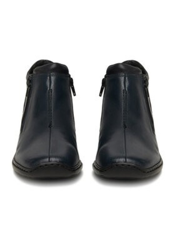 Rieker Botki L3882-15 Granatowy