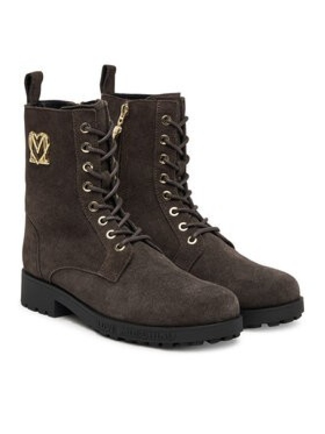 LOVE MOSCHINO Trzewiki JA24254G0NIG0313 Brązowy