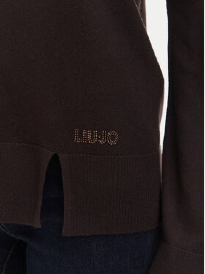 Liu Jo Sweter WF6418 MA16R Brązowy ciemny Regular Fit