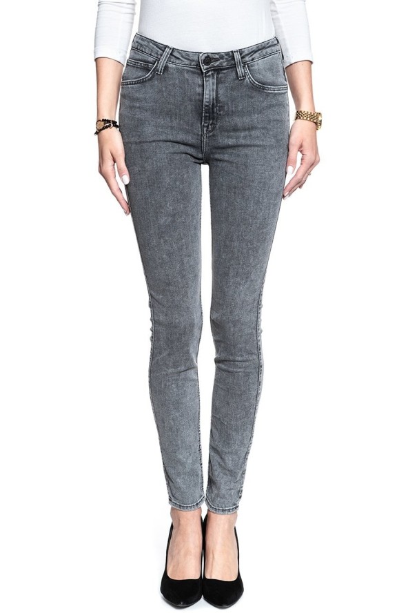 SPODNIE DAMSKIE LEE SCARLETT HIGH JAGGER BLACK L626YELT