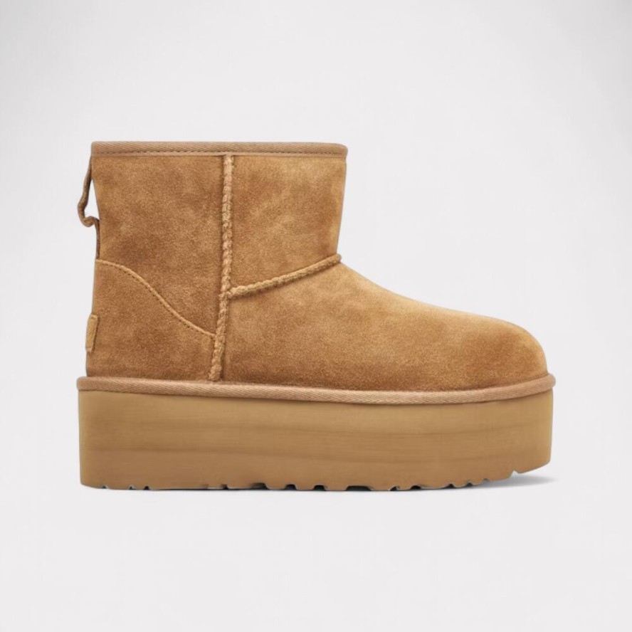 UGG Boot Classic Mini Platform Chestnut