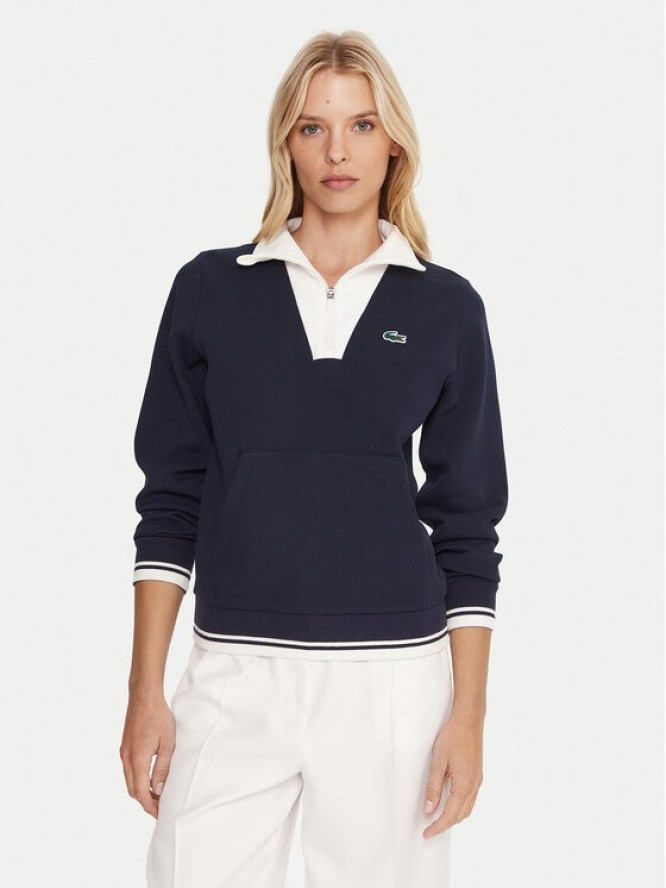 Lacoste Bluza SF8634 Granatowy Regular Fit