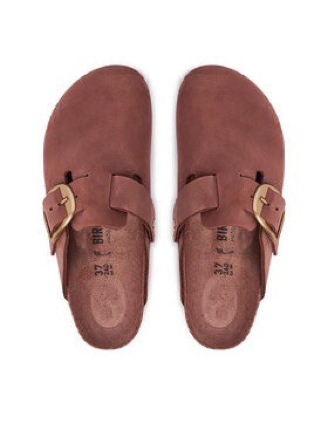 Birkenstock Klapki Boston Big Buckle Tonal 1033010 Różowy