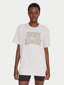 Under Armour T-Shirt Ua Rival Campus 6007883 Szary Oversize