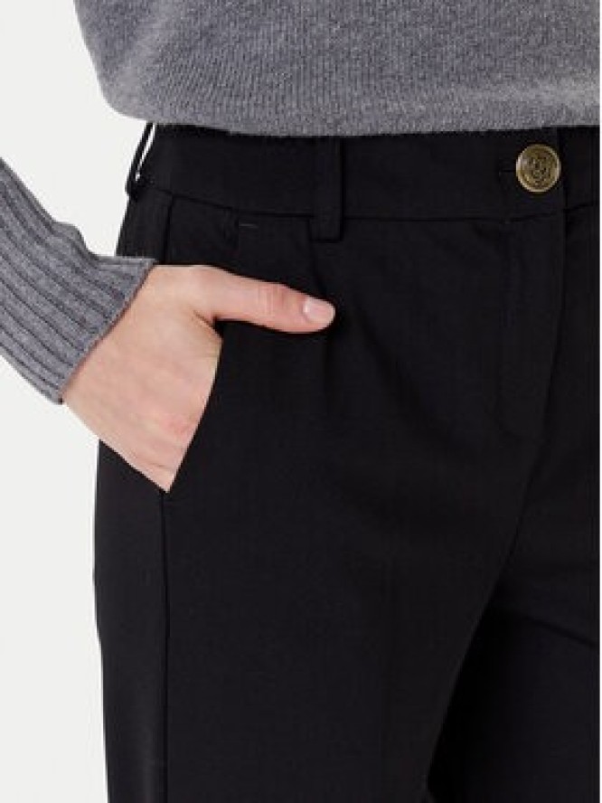 Marella Spodnie materiałowe Aletta 2523786014 Czarny Regular Fit