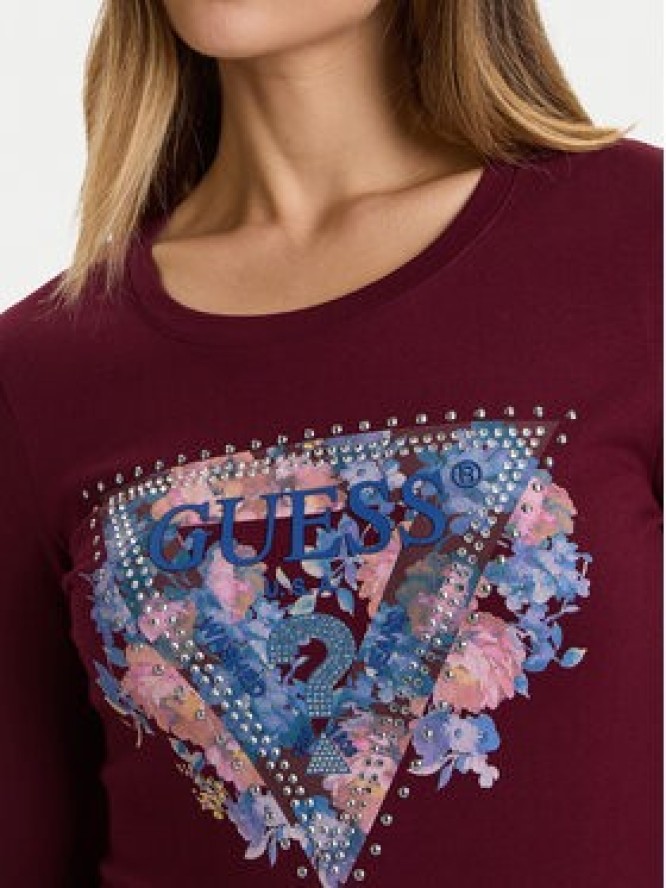 Guess Bluzka W5BI74 J1314 Czerwony Slim Fit