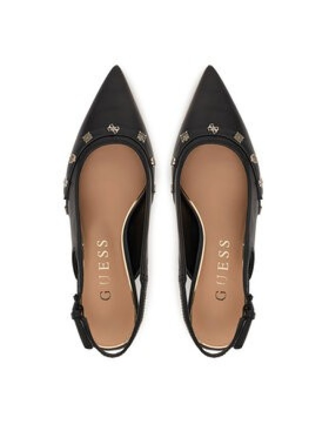 Guess Czółenka FLPYAN LEA05 Czarny