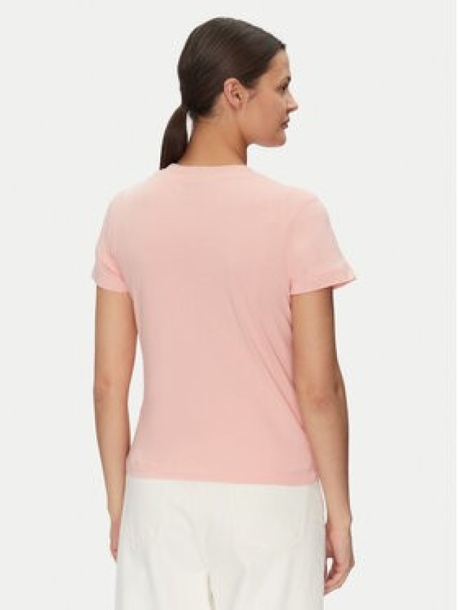 Guess T-Shirt V5GI02 K9RM1 Różowy Slim Fit