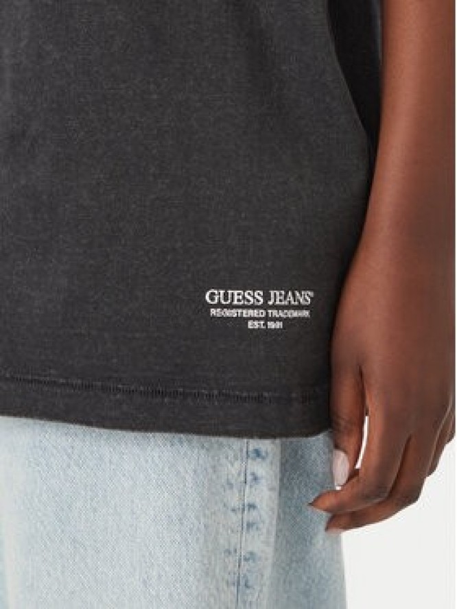 Guess Jeans T-Shirt M6BI29 K5546 Czarny Relaxed Fit