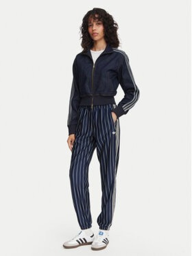 adidas Spodnie dresowe Pinstripe Firebird Track Pant KR7037 Granatowy Regular Fit