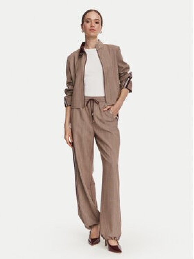 Liu Jo Sport Spodnie materiałowe TF6148 T692A Brązowy jasny Regular Fit