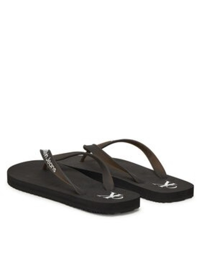 Calvin Klein Jeans Japonki Beach Sandal Transparent Tpu YW0YW01829 Czarny