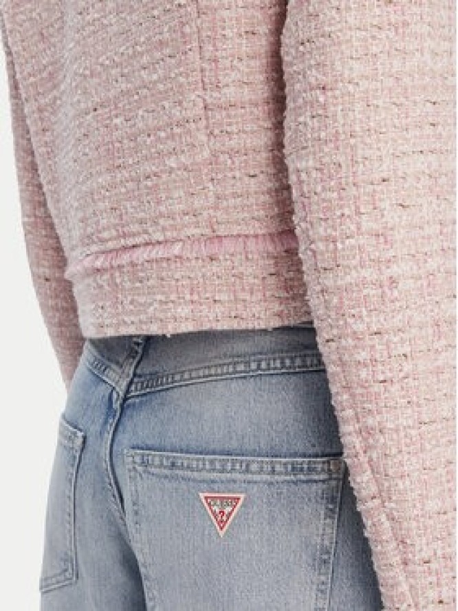 Guess Marynarka W6RL54 WJ632 Różowy Regular Fit