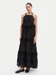 Munthe Sukienka letnia Fuenta 251132225128 Czarny Loose Fit