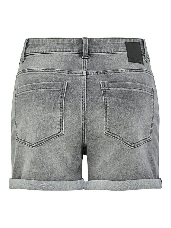 Pieces Szorty dżinsowe "Peggy" w kolorze szarym rozmiar: XS