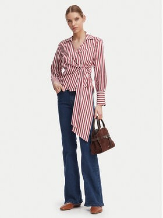 Tommy Hilfiger Bluzka WW0WW49650 Czerwony jasny Regular Fit