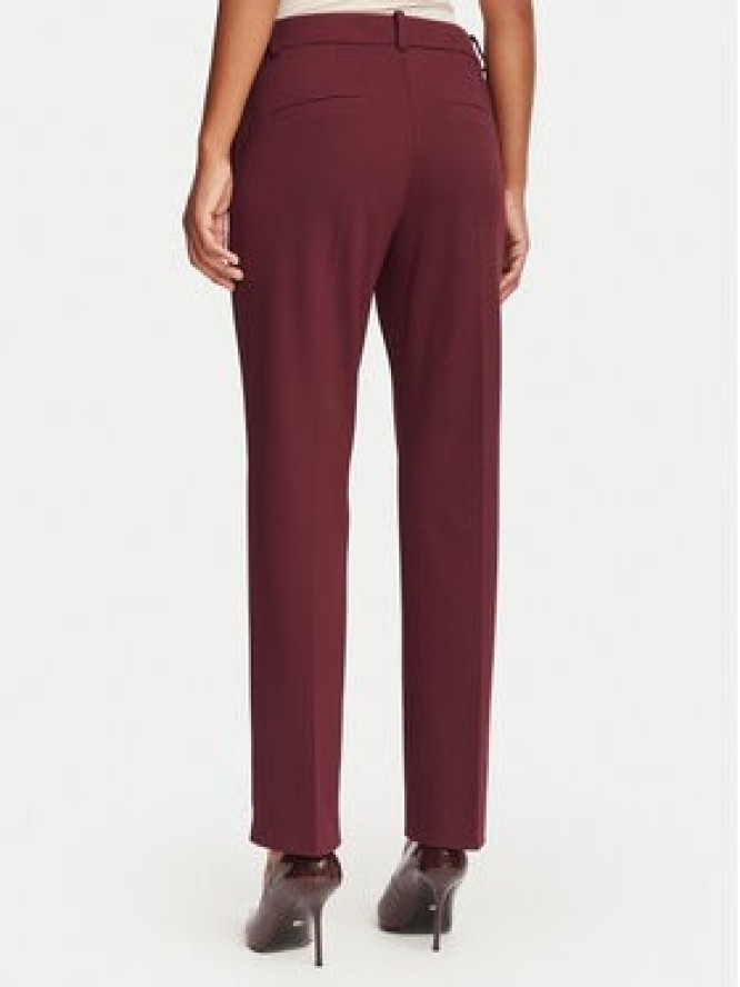 Marella Spodnie materiałowe Paese 2623786034 Bordowy Regular Fit