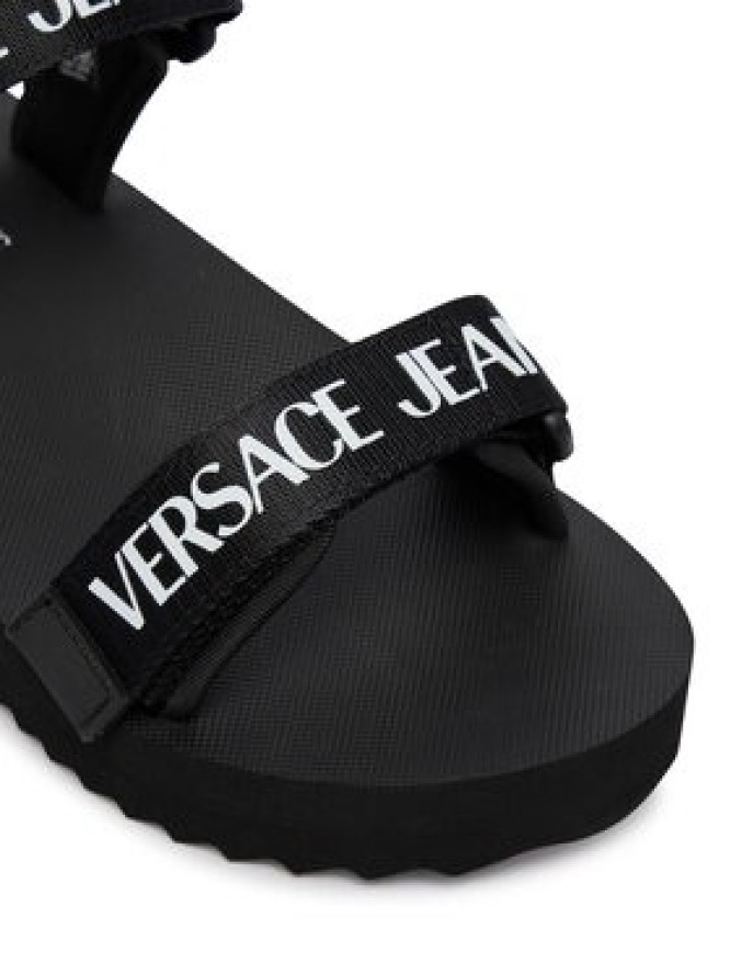 Versace Jeans Couture Sandały 80VA3SX4 ZS630 Czarny