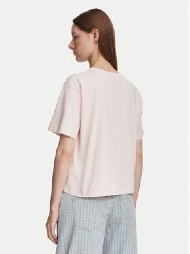 Guess Jeans T-Shirt W4YI05 K8HM0 Różowy jasny Boxy Fit