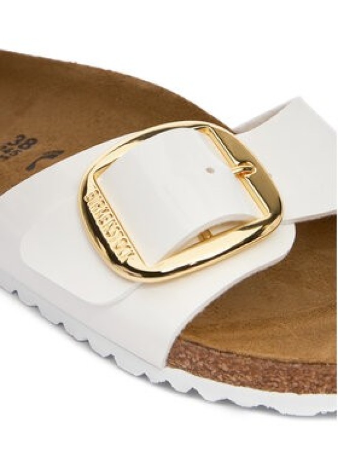 Birkenstock Klapki Madrid Big Buckle 1019814 Biały