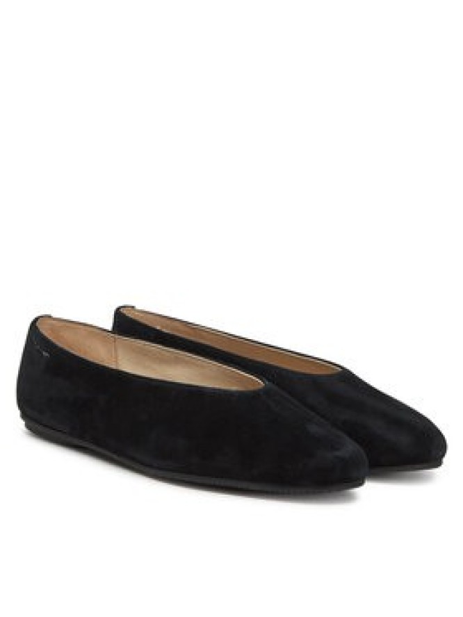 Calvin Klein Baleriny Ballerina Round Hw Sue HW0HW02565 Czarny