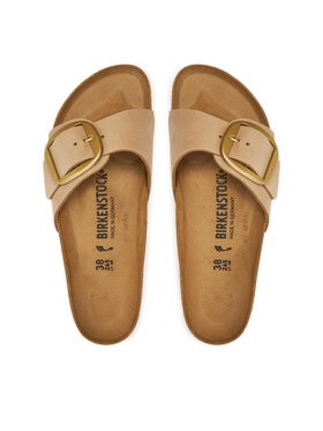 Birkenstock Klapki Madrid Big Buckle 1024009 Beżowy