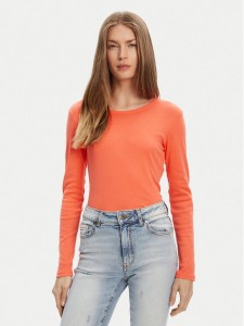 United Colors Of Benetton Bluzka 3GA2E16F9 Pomarańczowy Regular Fit