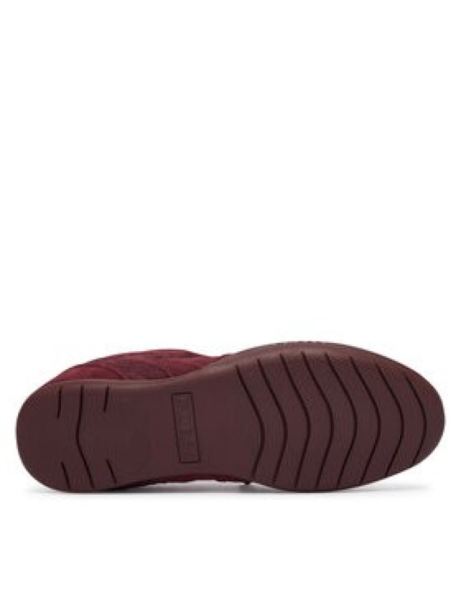 Guess Sneakersy FLFBE2 SUE12 Bordowy