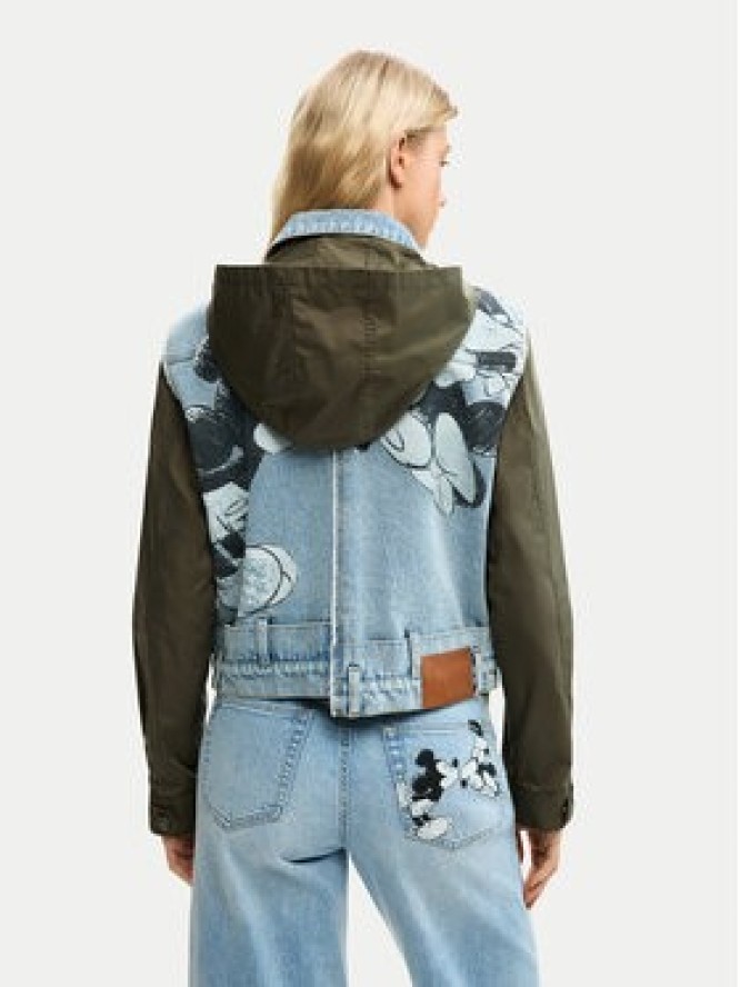 Desigual Kurtka jeansowa Kiss Mic 26SWED07 Niebieski Regular Fit