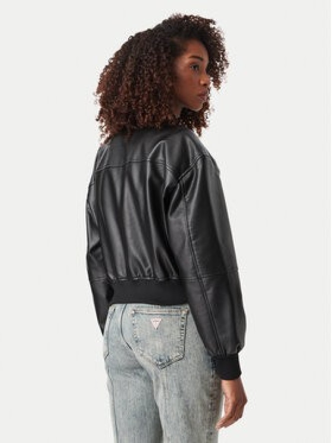 Guess Jeans Kurtka bomber W6YL01 W2525 Czarny Regular Fit