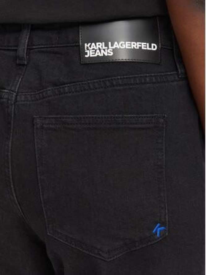 Karl Lagerfeld Jeans Jeansy A4W10037 Czarny Mom Fit