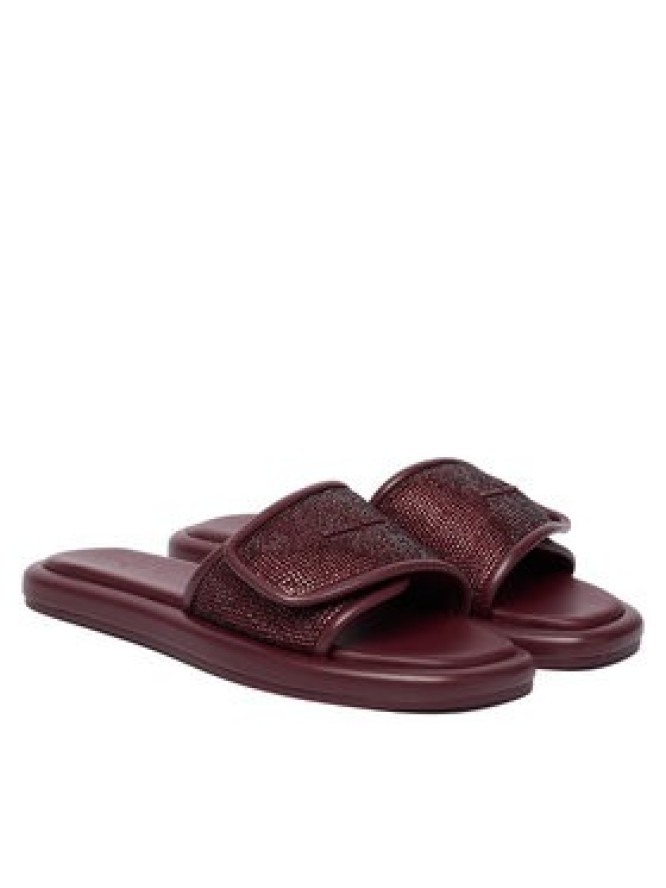 MICHAEL Michael Kors Klapki 40F5SKFA3S Bordowy