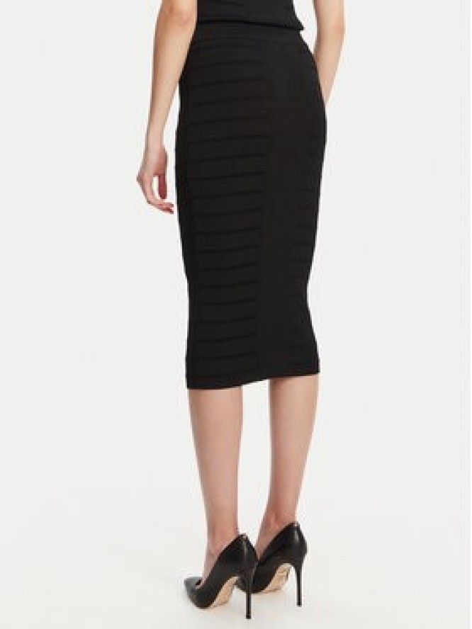Guess Spódnica ołówkowa W5YD66 Z0130 Czarny Slim Fit